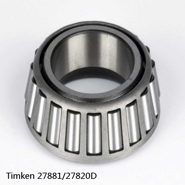 27881/27820D Timken Tapered Roller Bearings